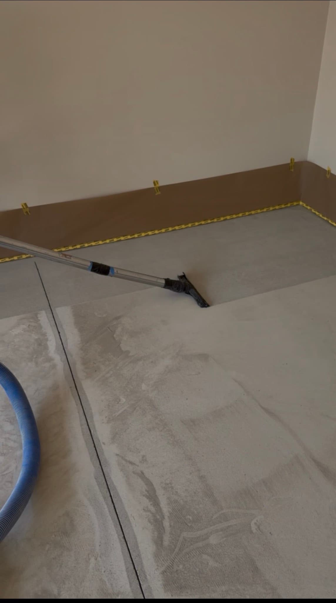 Squeegee application of base coat
